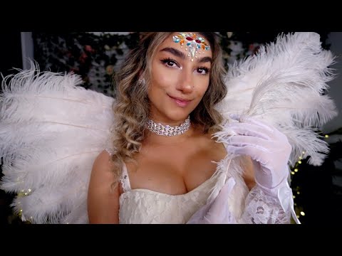 ASMR | Angel Heals Your Insomnia😇(Positive Affirmations/Breathing Exercise/Face Spa)