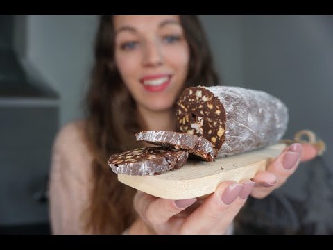 ASMR Recette facile : Saucisson au chocolat  😋  🍫😴