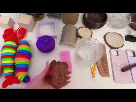 🎧 Pure ASMR | No Talking 🌙 Cute Room Tapping Triggers