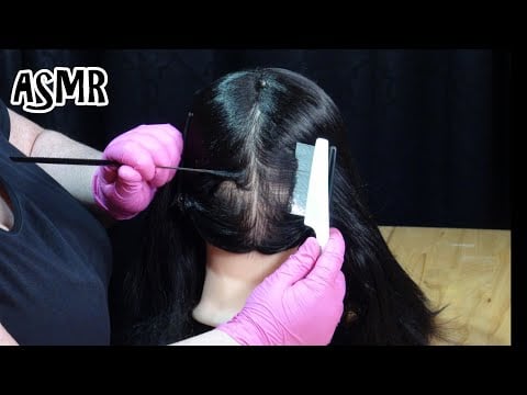 ASMR School Nurse Lice Check | Rat Tail Comb, Gloves, Lice Comb, Whisper, Personal Attention