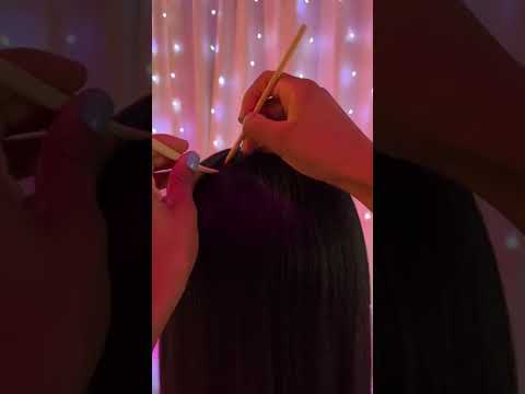 relieving your itchy scalp 🤤 #asmr #shorts #asmrsounds
