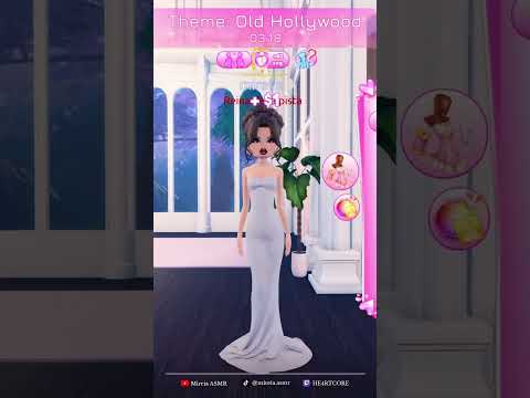 ASMR ✧ Creando un outfit Old Hollywood en Dress to Impress | Roblox 💎  #shorts