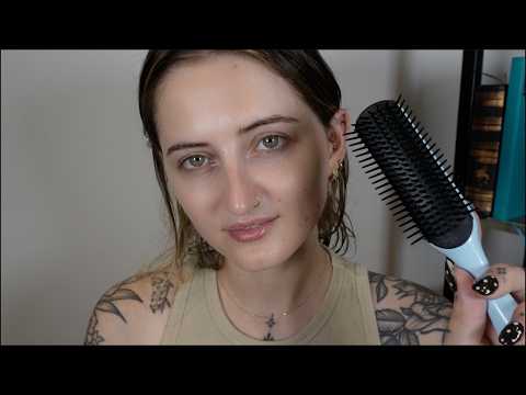 Gentle Hair Brushing ASMR 🤍