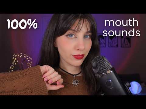 ASMR • Mouth Sounds TOO Close to the Mic 👄 Intense Tingles