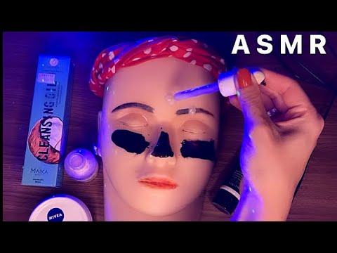 ASMR- CUIDANDO DA PELE DA NOSSA AMIGA (MUITO RELAXANTE)