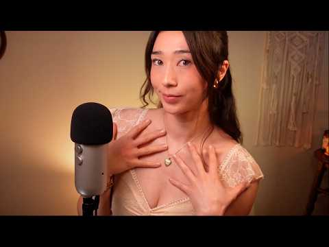 ASMR Collarbone Tapping & Fabric Scratching for YOU 💛