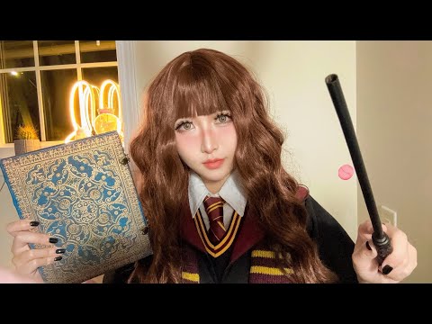 ASMR Hermione Granger makes sure you PASS Exam 💯relax