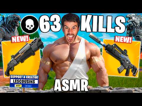 ASMR FORTNITE FAST MOUTH SOUNDS 63 KILLS 💀 SOLO VS SQUAD (asmr controller sounds fortnite)