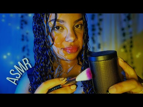 ASMR - Extremamente Relaxante 😴 Sons de Boca, Pincel, Arranhando e Cafuné ✨️