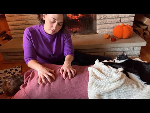 Tingly ASMR Back Tracing & Gentle Scratching Massage, Soft Spoken ✨ [Real Person ASMR]
