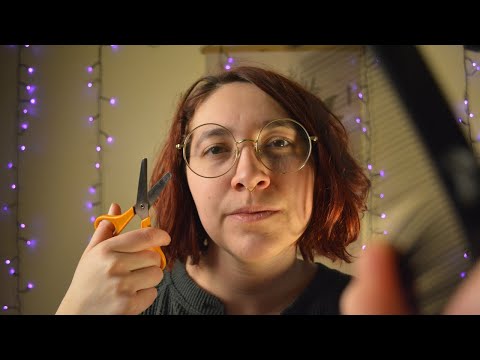 ASMR Giving You A Relaxing Haircut | You're A Bird