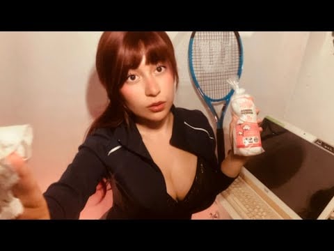 asmr/tu Maestra te CURA con SP1T P4INT1NG