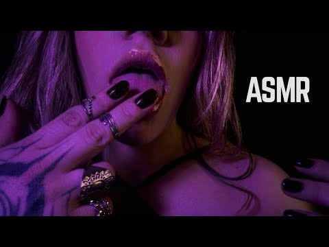 ASMR Lens Licking + Ring Sounds + Spit Painting + Mouth Sounds + Hand Movements | NO TALK