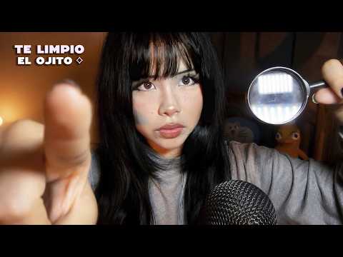ASMR 👁️ Te Limpio EL OJITO muy DE CERCA para que Puedas Dormir ✨