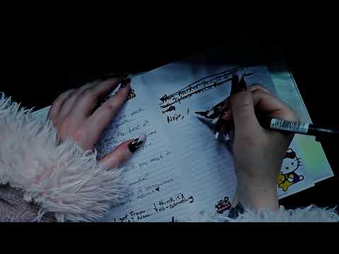 ASMR Gliiiiiiding Pens on Paper (Practically No Talking)