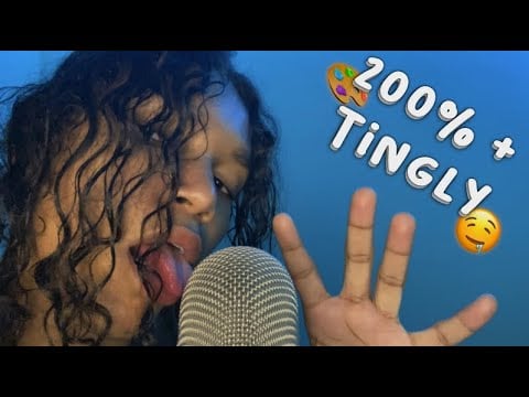 ASMR Mouth Sounds Ultra Tingly 🎨