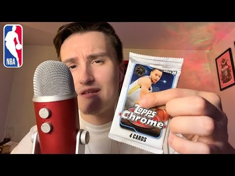 ASMR | Opening NBA Basketball Card Packs 🏀