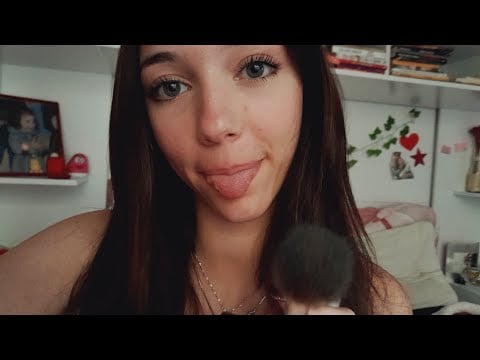 Fazendo sua maquiagem💐🩷 Primeiro ASMR