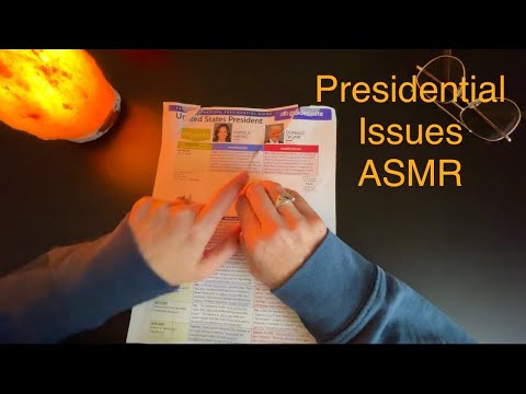 United States President Voter Guide ~ Reading Aloud ASMR