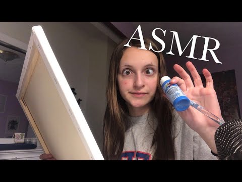 ASMR WEIRD GIRL PAINTS YOUR PORTRAIT RP