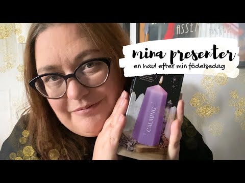 ASMR på svenska: Liten haul efter min födelsedag 🥳
