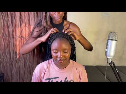 ASMR FAST AND AGGRESSIVE SCALP SCRATCHING SHOULDER MASSAGE WITH SLIME & SCALP OILING GRACE SPA ASMR