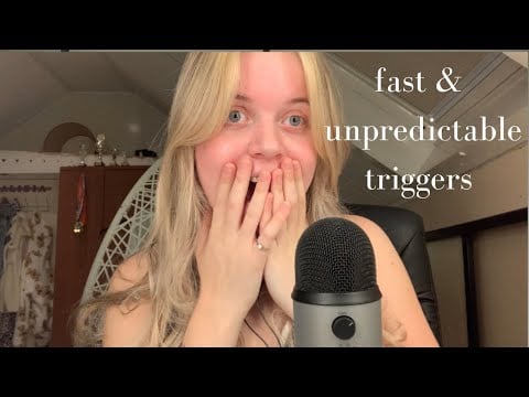 asmr | VERY chaotic and aggressive unpredictable triggers!