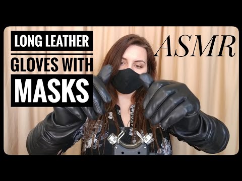 Long Leather Gloves ASMR