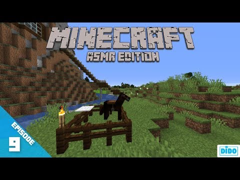 [ASMR] Minecraft #9 - HORSE TAMING!