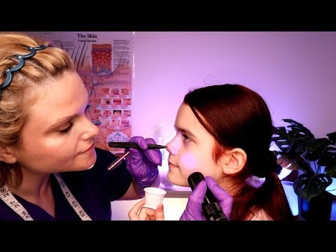 An In-Depth Real Person ASMR Skin Exam & Face Measuring: Unintentional!