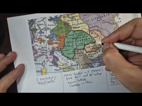 ASMR: Medieval Kingdom of HUNGARY 🏰 - Stats & Facts | ASMR History & Map Tracing