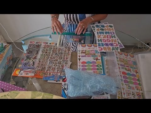ASMR🦖Making a Birthday Card For My Grandson With Gift Wrapping😌. @LISASRELAXINGASMR-pb1gb 