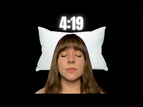 you will sleep to this ASMR video in exactly 4:19