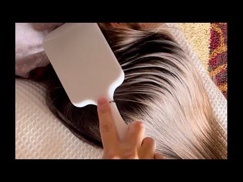 ASMR Head and Scalp Massage | Hair Brushing | Hair play | Fall asleep visuals for relaxation