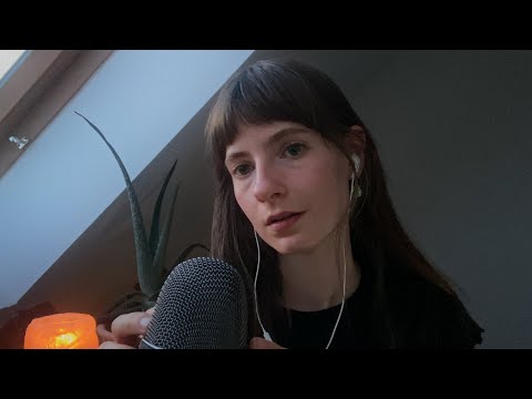 ASMR | close-up ear to ear whispers, tapping, rambling, ambient noise 😴