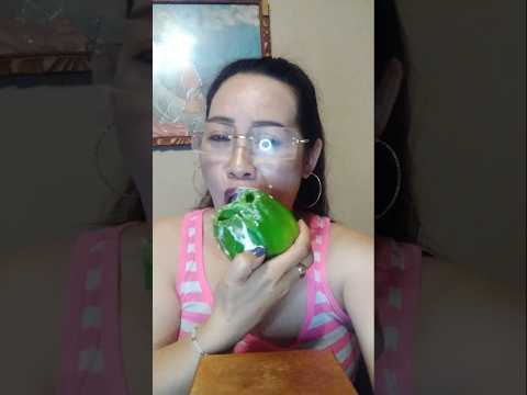 GREEN PEPPER SALAD#shortsfeed #mukbang #eatingshow #everyone #food #eating #asmr #asmrsounds