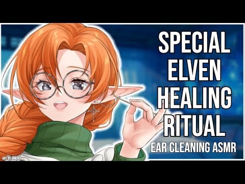 [3DIO ASMR ] Elf Cares for her Sick Little Human's Ears 🌿🌟 | Personal Attention & Ear Cleaning