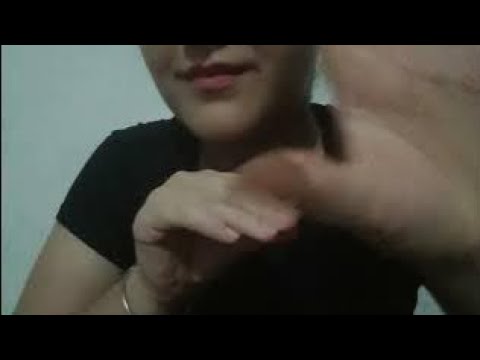 ASMR Caseirinho com cabo de pincel na tela, sons de boca e pulseira 👄