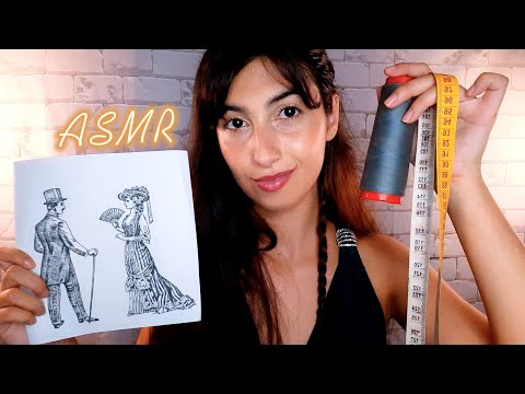 ASMR Costureira Medieval fazendo sua roupa 🧵