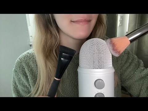 ASMR soft and gentle mic brushing 👄