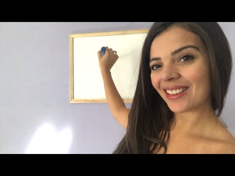 ASMR PROFESSORA DE INGLÊS: WILL AND GOING TO