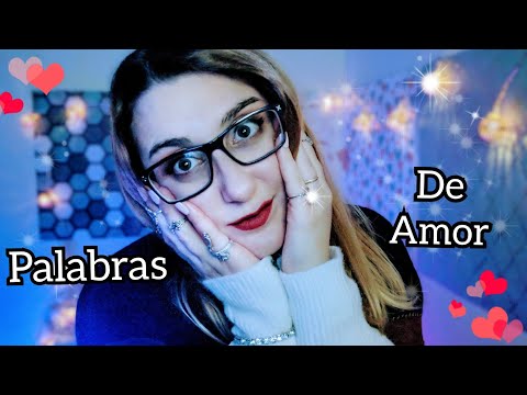 ASMR Palabras DETONANTES De Amor y Sonidos De La Boca  (muchas cosquillosas)