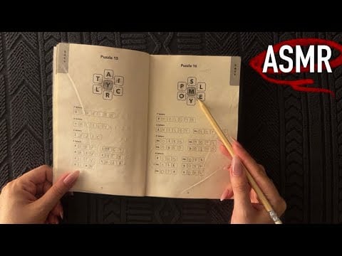 ASMR 😴 - Relaxing ANAGRAM Puzzles (2)- Clicky Whispers