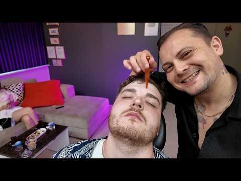 Amazing ASMR Head Massage | Feel Like Reborn in the Barber Chair (Relaxing barber shop atmosphere)