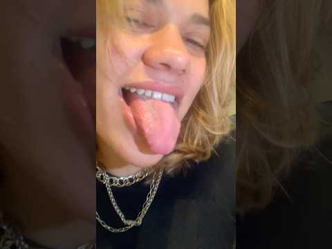 ASMR FAST SUPER LENS LICKING 👅 #relax #asmr #visualtingle #lenslicking #tingles