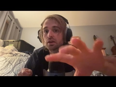 asmr - hand movements + mouth sounds + stuff