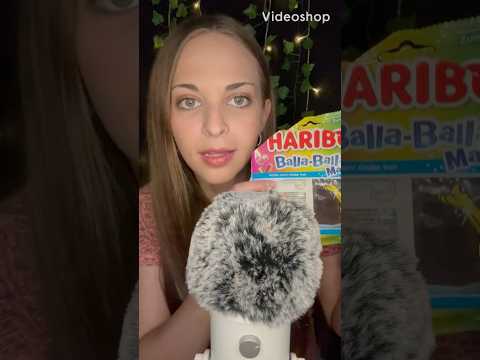 ASMR 🍬 Showing & Trying My Favorite Candy! 💙 #shorts
