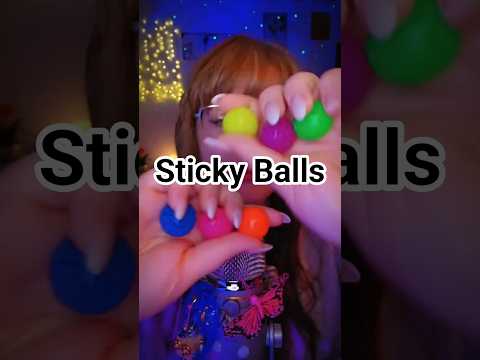 StickyBalls Asmr #asmrstickysounds #asmrsounds #asmrtingles #asmrvideo