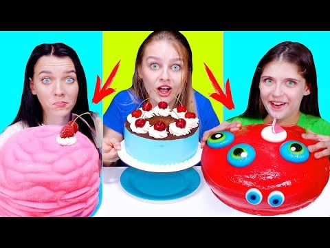 ASMR Crazy Cake vs. Burger vs. Pizza Challenge Compilation: Who Will Win?