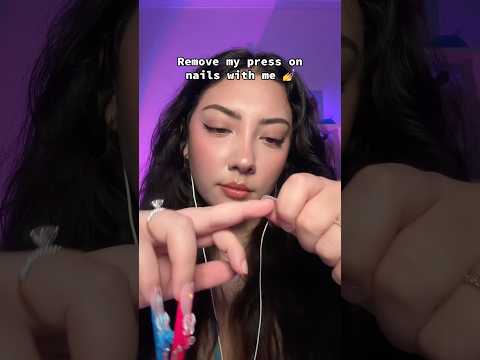 Bye bye nails #asmr
